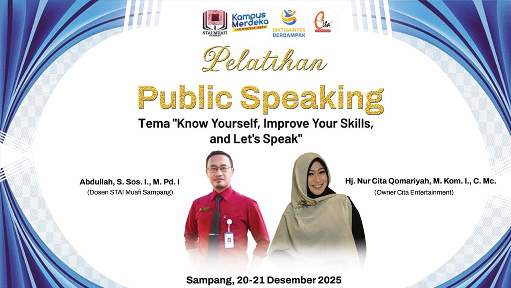 Mari Ikuti! Pelatihan Public Speaking STAI Muafi Sampang Bersama Praktisi Profesional